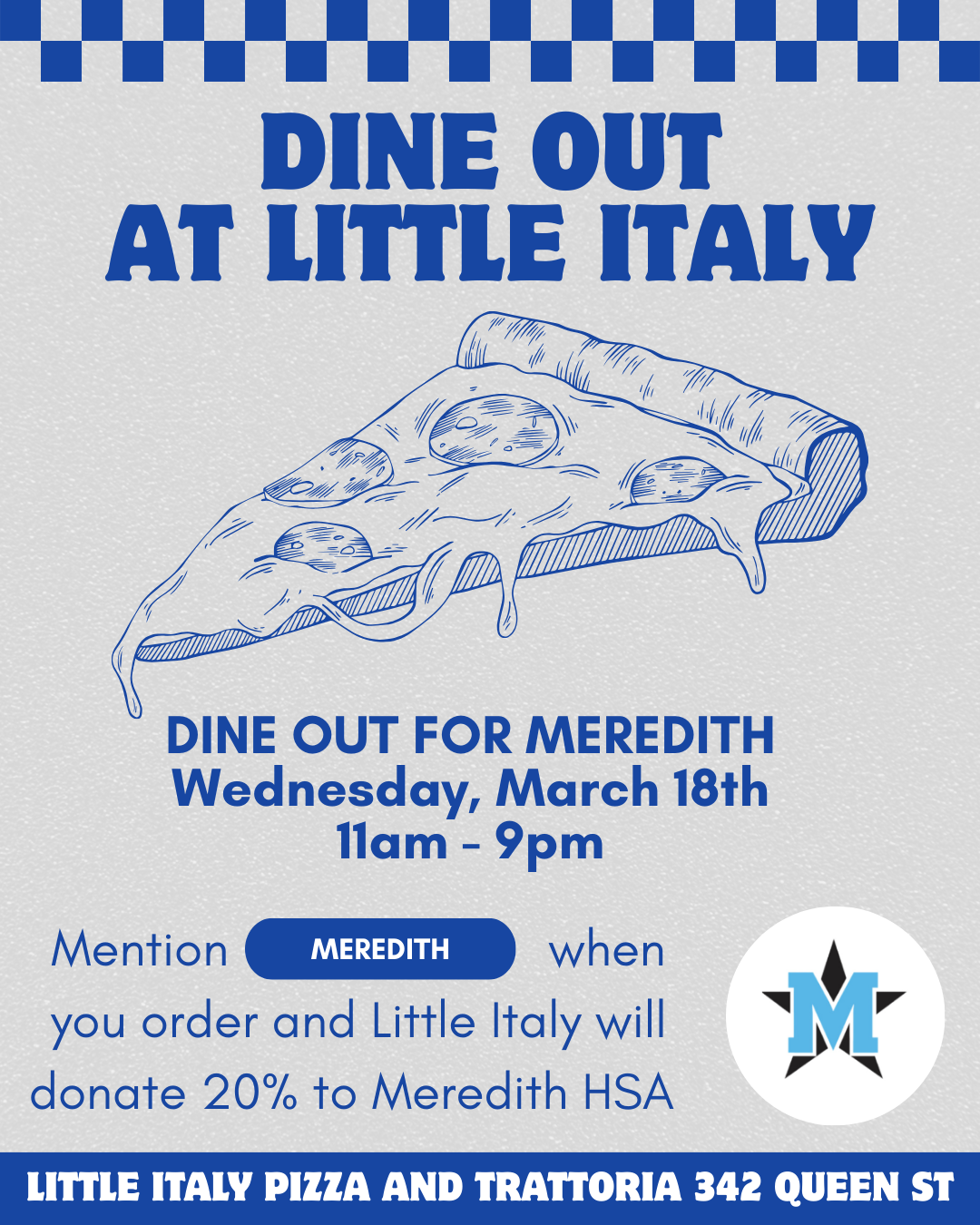 Dine Out For Meredith – March 18