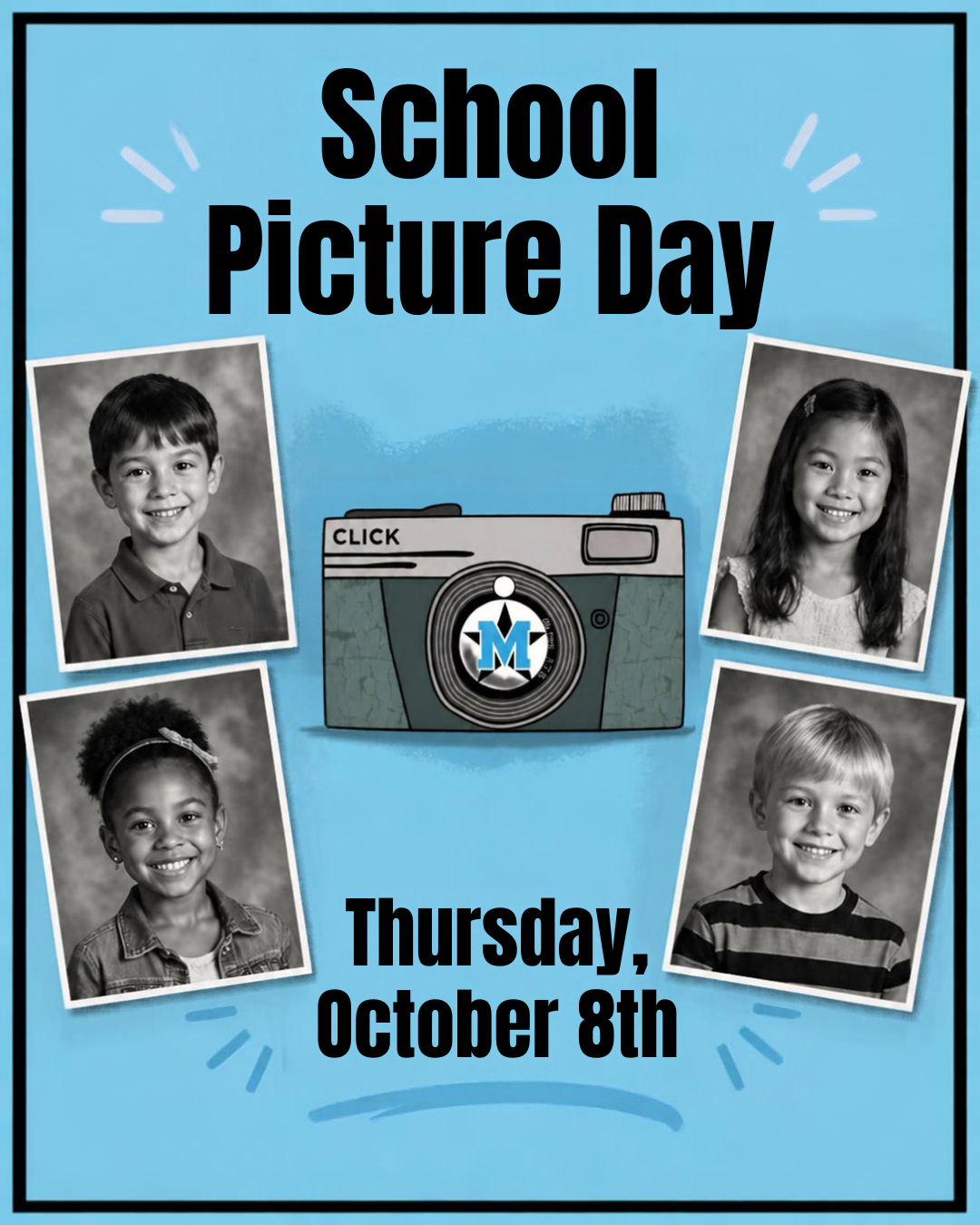 School Picture Day – October 8
