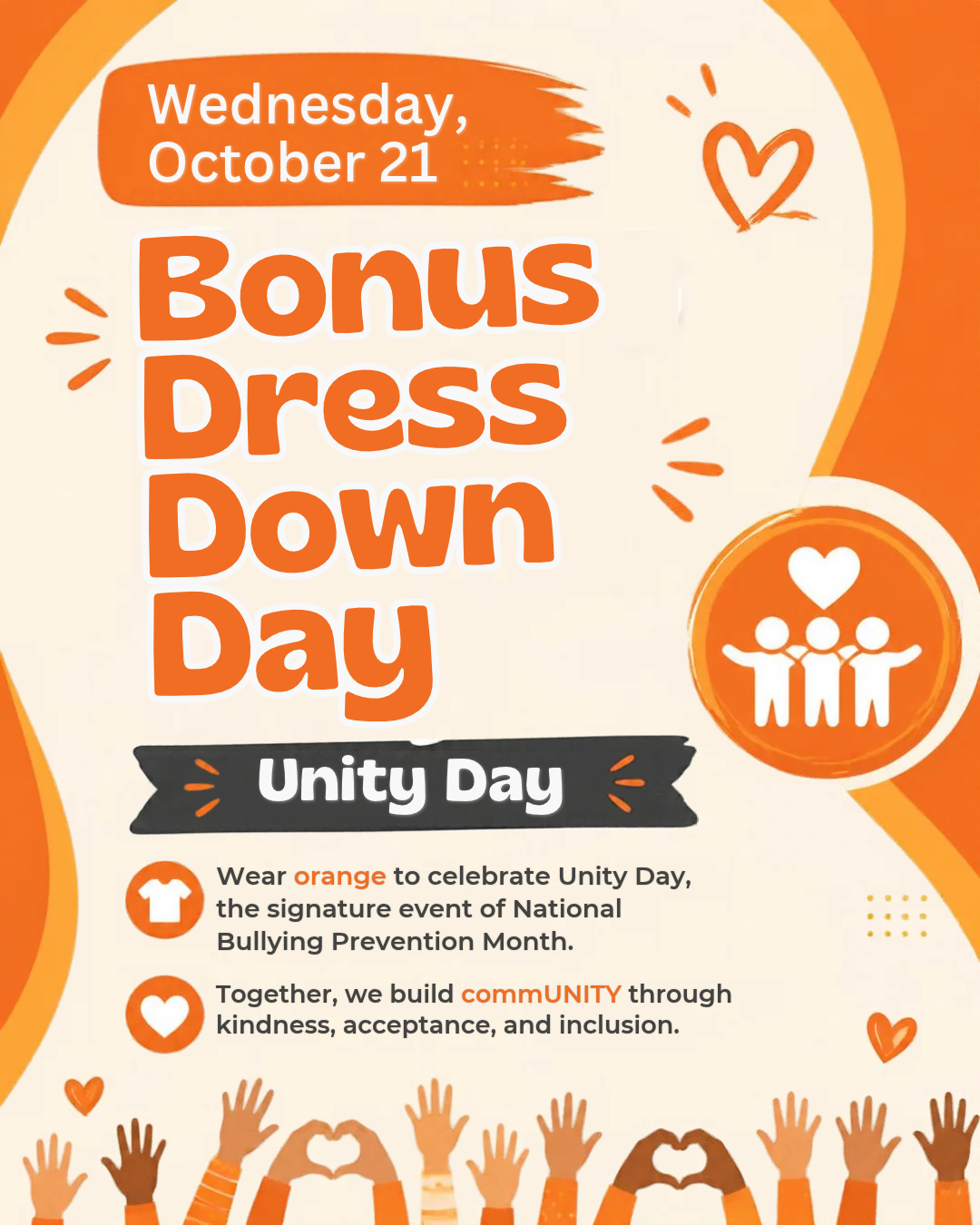 Dress Down Day – October 21, 2026